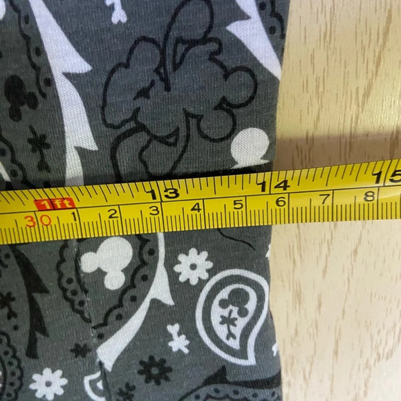 Disney Pants Jumpsuit Romper One Piece Subtle Mickey Mouse Sz Small - Picture 10 of 14